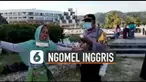 Ia mengomel dengan berbahasa inggris sebisanya, menyebut tak masalah difoto.