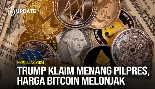 Trump Klaim Menang Pilpres, Harga Bitcoin Melonjak