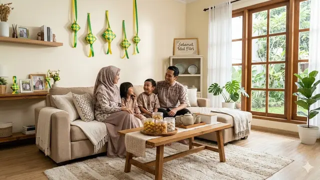 Dekorasi Ruang Tamu untuk Lebaran