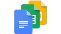 Ilustrasi Google Docs, Google Slide, Google Sheet