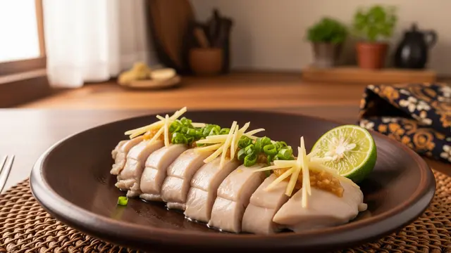 Dada Ayam Kukus Jahe