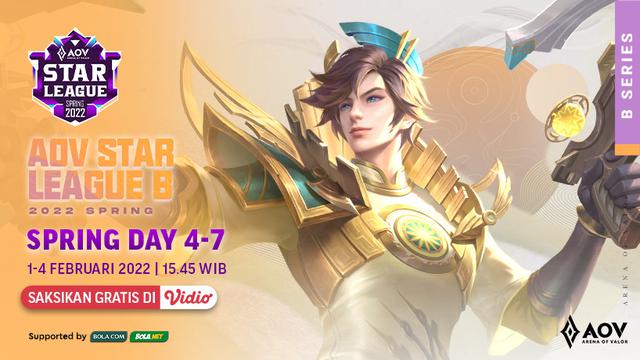 Link Live Streaming AOV Star League B Series 2022 di Vidio, 1-4 Februari 2022