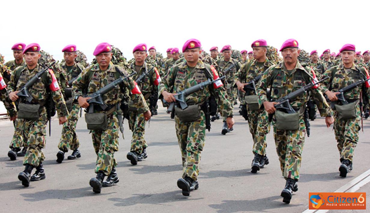 Citizen6, Surabaya: Dalam Latihan Gabungan TNI tahun 2012 ini, Korps Marinir melibatkan 880 prajurit dari Pasmar-1 dan material tempur Korps Marinir. (Pengirim: Budi Abdillah). 