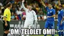 Tak ingin dianggap kuper, Rooney pun minta Telolet. (1cak.com)