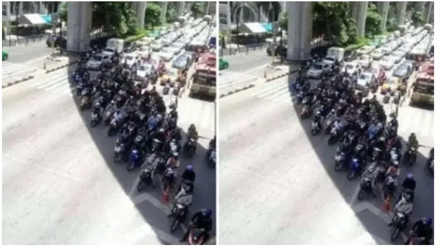 5 Tingkah Orang Hindarin Panas di Perempatan yang Kocak Banget