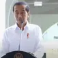 Presiden Joko Widodo (Jokowi) saat memberikan sambutan 'Peluncuran dan Penyuntikan Perdana Vaksin IndoVac' di Kantor Pusat Bio Farma, Bandung, Jawa Barat pada Kamis, 13 Oktober 2022. (Dok Humas Sekretariat Kabinet RI/Jay)