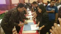 Hasil Rekapitulasi KPU, Pasangan Zul-Rohmi Menangkan Pilkada NTB. (Liputan6.com/Hans Bahanan)