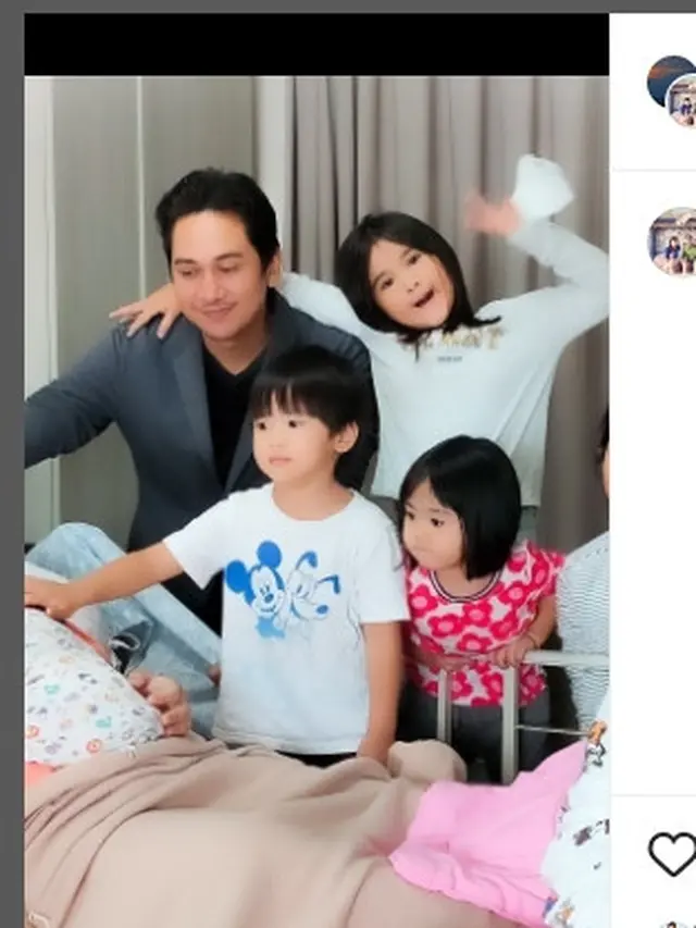 Rama Michael dikaruniai anak keenam, Laicabella Aluna Ranch (Foto: Instagram rama_michael)