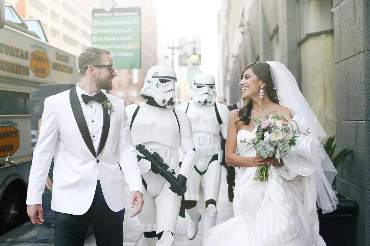 Tampil Geek dan Chic di Pernikahan Ala Star Wars?