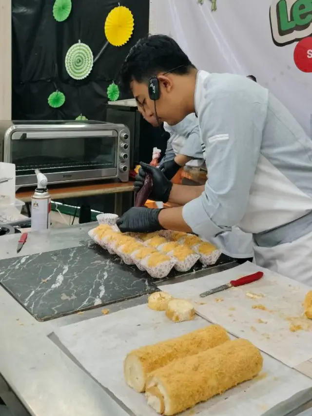 Inspirasi Kue Lebaran Bolu Kunafa. dok. Let's Bake n Cook