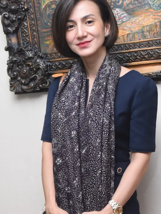 "Paling tidak penonton kalau pulang itu dapat value dari hasil yang mereka tonton. Ya kalau cocok skenarionya, boleh lah," ucap Wanda Hamidah menambahkan. (Galih W Satria/dok. Bintang.com)