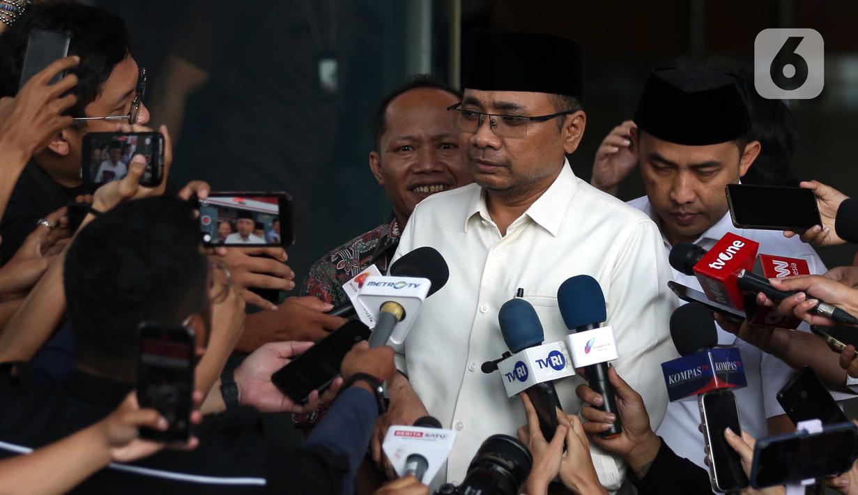 Diketahui, KPK tengah menyidiki kasus dugaan korupsi terkait penentuan kuota haji tahun 2023-2024 di Kementerian Agama yang terjadi pada masa Menteri Agama Yaqut Cholil Qoumas. (Liputan6.com/Helmi Fithriansyah)