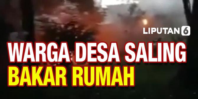 VIDEO: Suasana Mencekam Bentrokan Antar Desa di Pulau Haruku Maluku