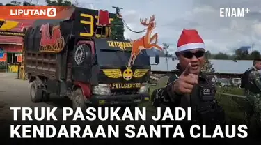 Kereta Santa hadir dan meramaikan sukacita perayaan Natal di Kab. Intan Jaya, Papua Tengah, pada Senin (25/12/23). Dengan kreativitasnya, para prajurit Satgas 330 Tri Dharma menyulap truk operasional menjadi sebuah kereta santa yang menawan, lengkap ...