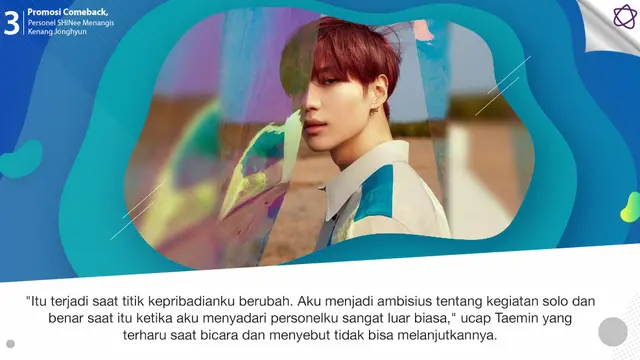 [Bintang] Promosi Comeback, Personel SHINee Menangis Kenang Jonghyun