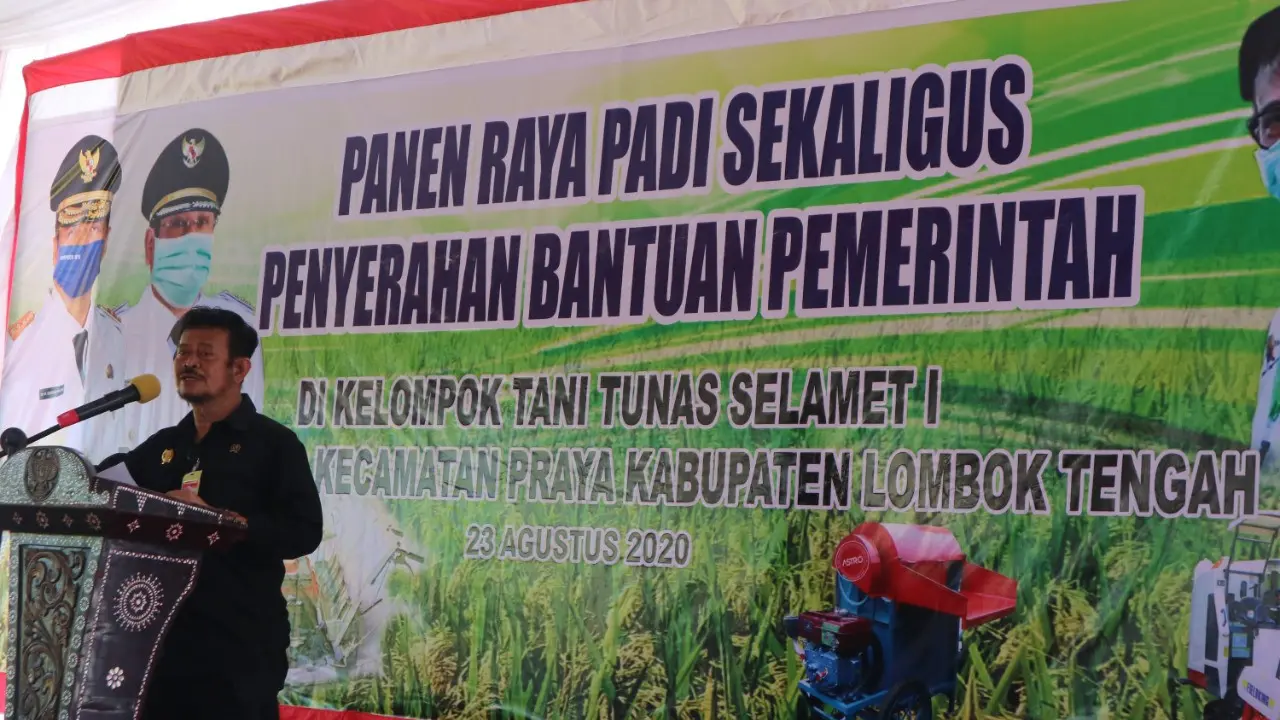 Menteri Pertanian Syahrul Yasin Limpo