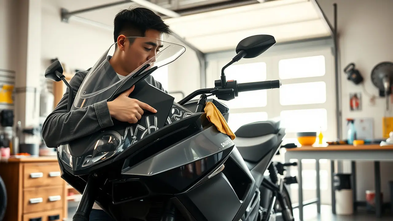 cara menghilangkan lecet di motor