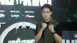 El Rumi mengungkapkan bahwa sabuk ICB inilah yang menjadi motivasi utamanya untuk menerima rematch. (Bola.com/M Iqbal Ichsan)
