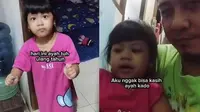 Viral momen anak rayakan ultah ayah (sumber: TikTok/paklekjol)