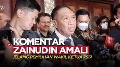 Berita video komentar Menpora Zainudin Amali jelang pemilihan wakil ketua PSSI, di mana dirinya menyalonkan untuk posisi tersebut.