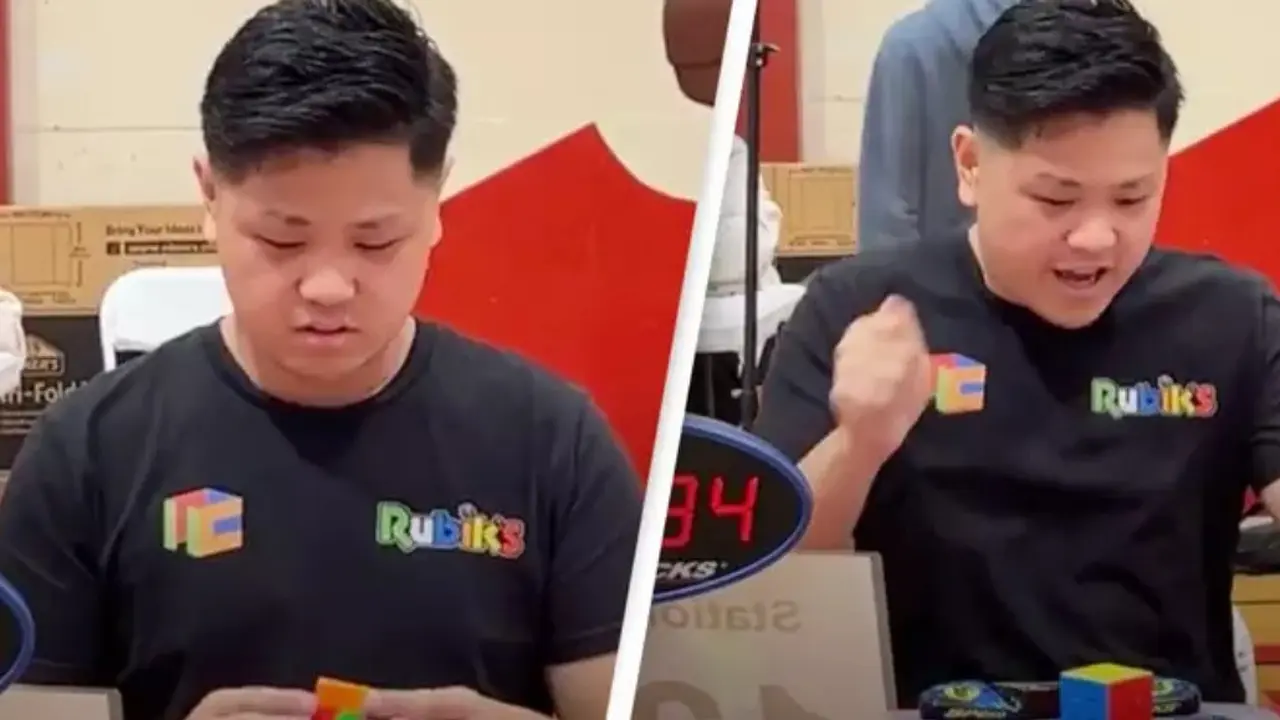 Pecahkan Rubik dengan Waktu 3,63 Detik, Pria Jenius Ini Ciptakan Rekor