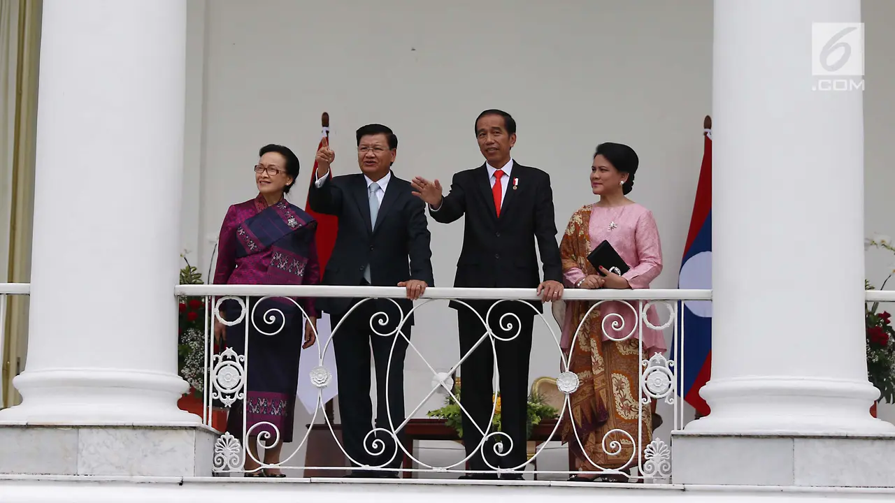 Jokowi Ajak PM Laos Veranda Talk di Istana Bogor