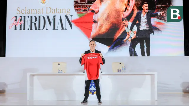 Foto: Pancaran Kebahagiaan John Herdman Saat Diperkenalkan Sebagai Pelatih Baru Timnas Indonesia