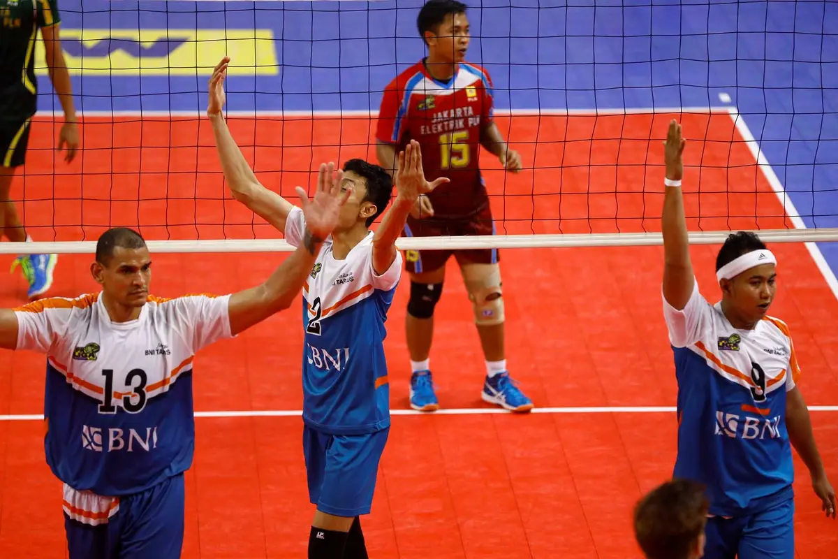 Proliga 2017, Jakarta BNI Taplus Vs Jakarta Elektrik PLN 