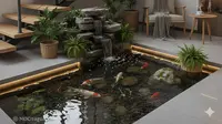 8 Tren Kolam Ikan 2025, Ide Kreatif untuk Lahan Sempit dan Indoor