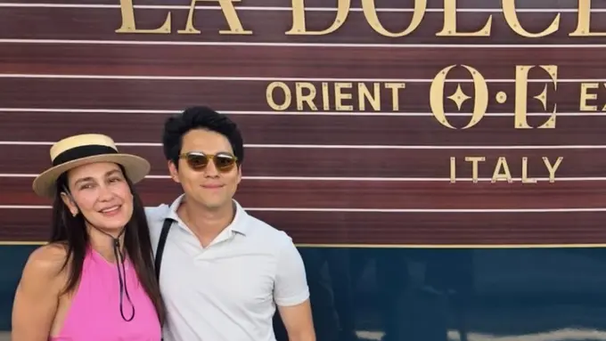 Luna Maya dan Maxime Bouttier Honeymoon Naik Kereta Sleeper Mewah di Italia. [@bouttier_maxime]