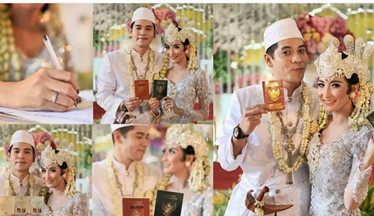 Pesinetron Ricky Perdana melepas masa lajangnya dalam usia 35 tahun dengan mempersunting Chaca Thakya (24). Akad nikah digelar Sabtu, (9/7/2016) di Cianjur, Jawa Barat dan dilanjutkan resepsi di Gedung Assakinah. (dok. Intagram/sabronfoto)