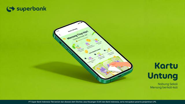Ilustrasi Kartu Untung Superbank