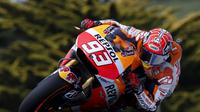 Marc Marquez tetap mewaspadai ancaman duo Yamaha, Valentino Rossi dan Jorge Lorenzo.