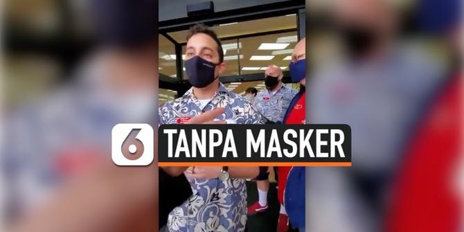 VIDEO: Viral Pengunjung Tak Pakai Masker, Manajer Toko Tolak dengan Sopan