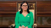 AS Cabut Sanksi terhadap Presiden Venezuela Delcy Rodriguez