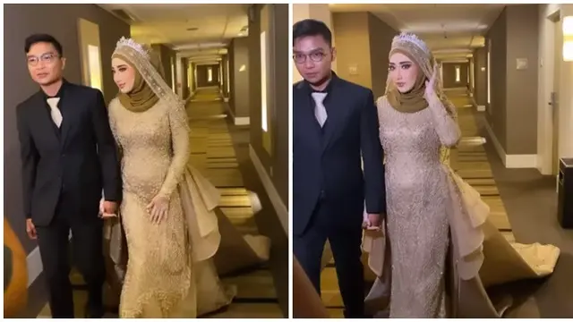 6 Potret Resepsi Pernikahan Tengku Anataya Anak Cindy Fatikasari, Digelar Mewah