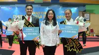 Pemenang Duta Angkasa Pura I 2018, Hanindito dan Nining Cahya akan wakili AP I di ajang Duta BUMN 2018.