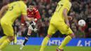 <p>Manchester United berhasil membekuk Brentford dalam duel pekan ke-35 Premier League 2021/2022, Selasa (3/5/2022). (AP/Jon Super)</p>