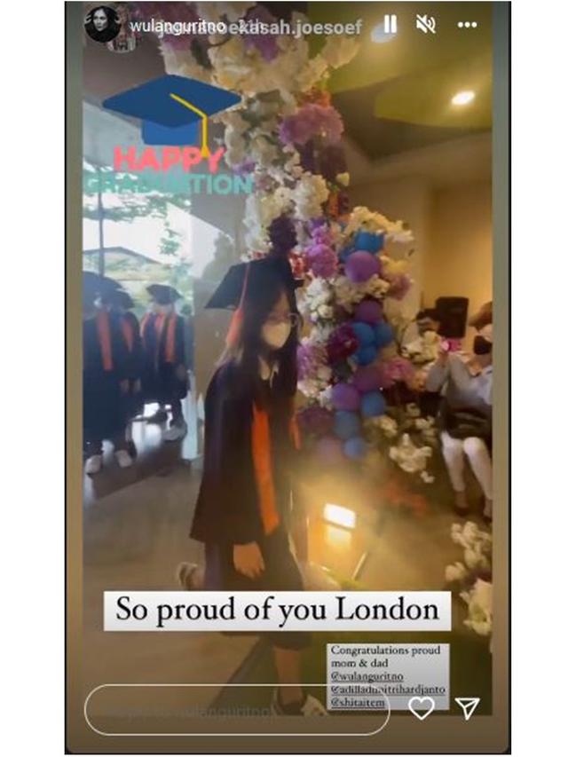 6 Potret Wulan Guritno dan Adilla Dimitri Hadiri Wisuda Anak, Tampak Kompak