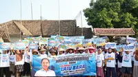 Ratusan petani Lampung Selatan (Lamsel) bergabung dengan Relawan Lamsel Maju Bersama Bang Radityo Egi atau Laju Bara untuk mendukung Calon Bupati (Cabup) Radityo Egi Pratama di Pemilihan Bupati (Pibup) 2024. (Ist).