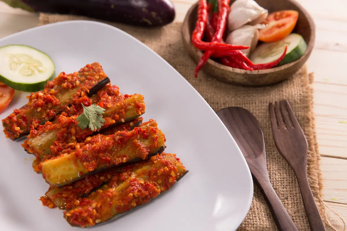 resep terong balado kemiri tomat