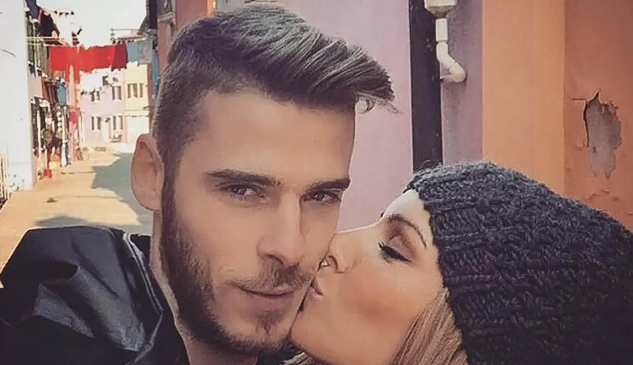 Hubungan antara Edurne Garcia Almagro dengan David De Gea sudah terjalin sejak tahun 2010 lalu, ketika sang kiper masih membela Atletico Madrid. (Instagram) 