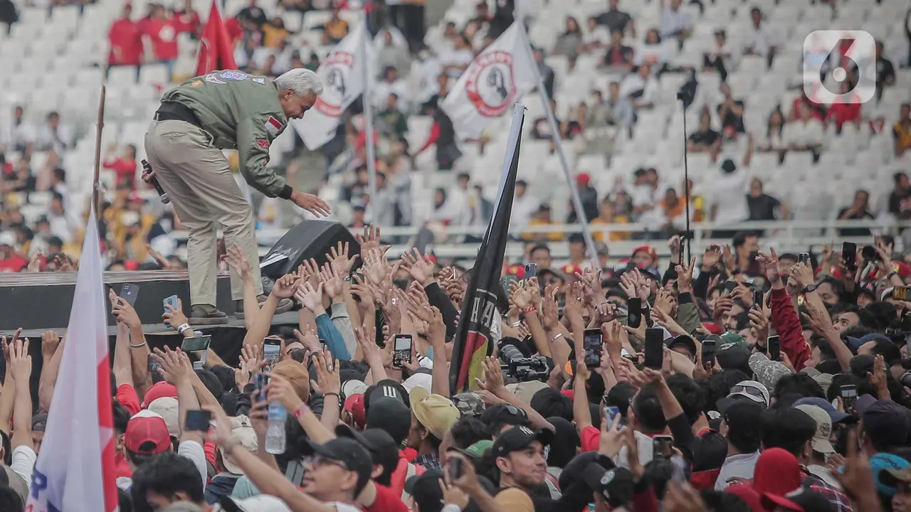 Kampanye Akbar Ganjar-Mahfud di Stadion Utama Gelora Bung Karno