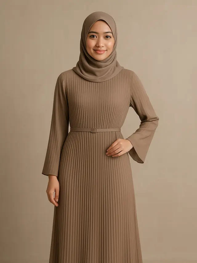 7 Model Gamis Simple untuk Kondangan, Tetap Elegan Tanpa Berlebihan