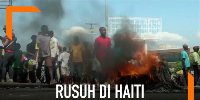 VIDEO: Protes Ribuan Warga Haiti Berakhir Rusuh, Jatuh Korban Jiwa