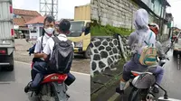 6 Potret Murid Boncengan saat Berangkat Sekolah Ini Bikin Tepuk Jidat
