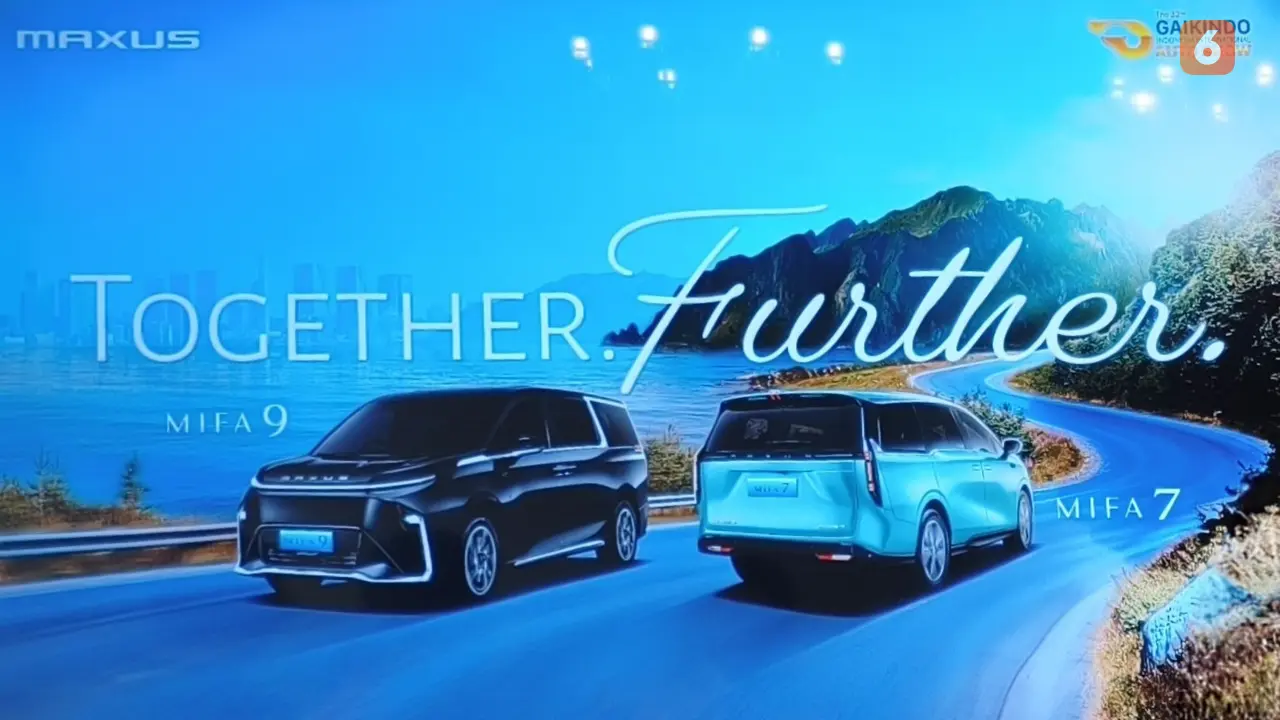 MIFA 7 dan MIFA 9 di Media Luncheon bertajuk "Maxus Road to GIIAS 2025" dengan Tagline baru Maxus, yaitu “Together, Further” pada Jumat (11/7/2025). (Liputan6/Muhamad Ridwan).
