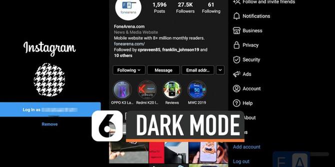 VIDEO: Mau Ganti 'Dark Mode' Instagram? Begini Caranya...