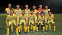 Bhayangkara FC U-15 ke final Liga U-15 Asprov Jatim. (Bola.com/Zaidan Nazarul)