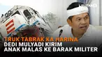 Mulai dari truk tabrak KA Harina hingga Dedi Mulyadi kirim anak malas ke barak militer di News Flash Liputan6.com.